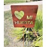 Pincho tutor MI HUERTA chapa oxido - 2