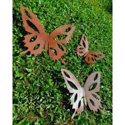 Set x3 mariposas caladas decorativas