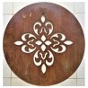 Mandala 60 cm chapa oxido para colgar