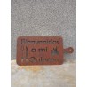 Cartel de chapa BIENVENIDOS A MI QUINCHO 50x25 tabla-2-chapadeco.com