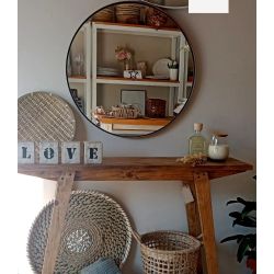 Espejo circular 60cm hierro negro-2-chapadeco.com