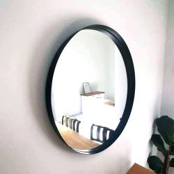 Espejo circular 60cm hierro negro-1-chapadeco.com