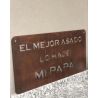 Cartel de chapa EL MEJOR ASADO-4-chapadeco.com