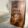 Cartel NADA MEJOR QUE CASA chapa oxido premium-3-chapadeco.com