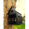 Casita chapa  fanal o comedero de aves negro-4-chapadeco.com