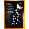 Cuadro XL frase eres tan grande 90x60cm