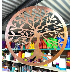 Mandala arbol de la vida chapa decorativa para colgar