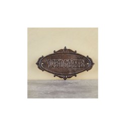 Placa de hierro Welcome-3-chapadeco.com