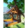 Comedero casita pajaros XL + soporte pared-6-chapadeco.com