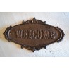 Placa de hierro Welcome-1-chapadeco.com