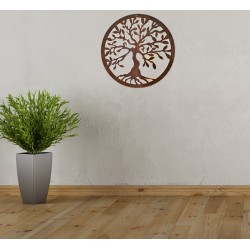 Mandala arbol de la vida 60cm chapa decorativa