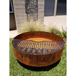 Fogonero hierro 96cm + media parrilla OXIDO-7-chapadeco.com