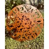 Porta manguera mandala Morocco chapa y hierro oxido-7-chapadeco.com