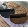 Maceta circular 20cm. oxido-7-chapadeco.com