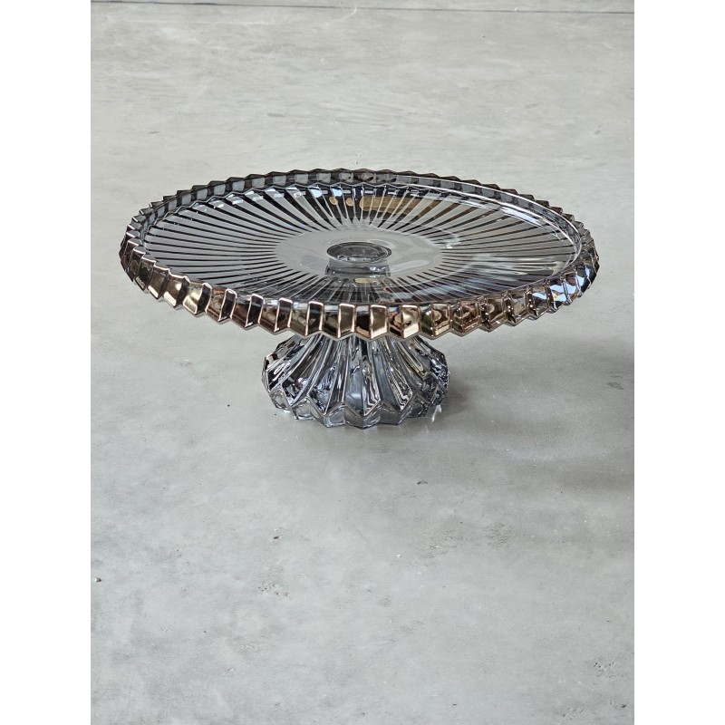 Tortera de Vidrio Labrada Gris 33cm