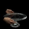Tortera de Vidrio Labrada Transparente 33cm