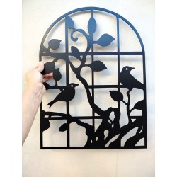 Friso ventana pajarito 60x45cm chapa negro-1-chapadeco.com