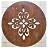 Mandala 45 cm chapa oxido para colgar