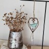 Colgante hierro corazón completo c/pajarito cerámica aqua-3-chapadeco.com