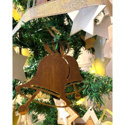Campana navidad oxido grande