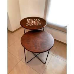 Mesa ratona oxido interior/exterior 60 Cm alto 50 lisa - 1