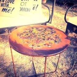 Mesa ratona oxido interior/exterior 60 Cm mandala - 5