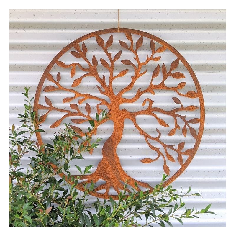Mandala arbol de la vida 60cm chapa decorativa Mandala arbol de la vida 60cm chapa decorativa