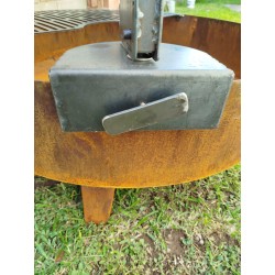 Estaca móvil regulable con caja de Rotación para fogones-4-chapadeco.com