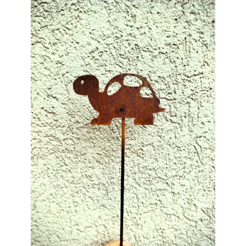 Mini Pincho tutor tortuga chapa oxido-2-chapadeco.com