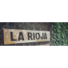 Cartel con nombre hierro oxidado real 17x30cm-3-chapadeco.com