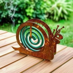 Porta espiral hierro caracol oxido - Chau dengue