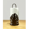 Portarollo monstera para rollo de servilletas oxido vintage
