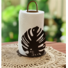 Portarollo monstera para rollo de servilletas oxido vintage