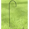 Pincho soporte gancho para fanales/faroles 100cm oxido