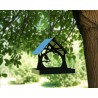 Comedero casita pájaros XL negro-1-chapadeco.com