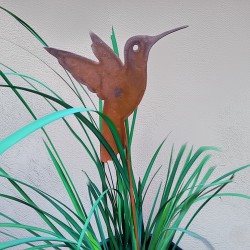 Pincho tutor Colibri chapa oxido