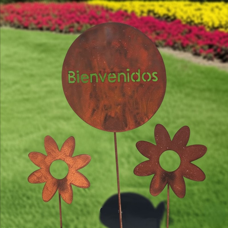 Pincho tutor BIENVENIDOS chapa oxido-1-chapadeco.com Pincho tutor BIENVENIDOS chapa oxido-1-chapadeco.com