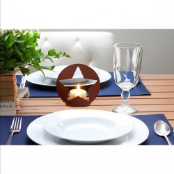 Porta vela fanal de mesa estrella chapa oxido-2-chapadeco.com
