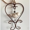 Colgante hierro corazón c/pajarito cerámica crudo-2-chapadeco.com