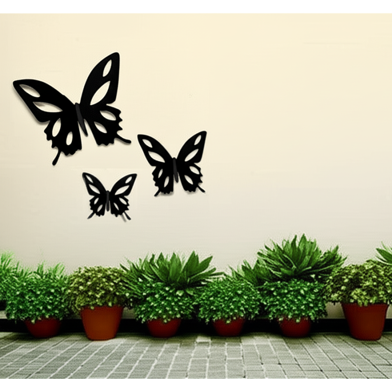 Set x3 mariposas caladas decorativas negro-1-chapadeco.com