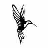 Colibri negro 35x15