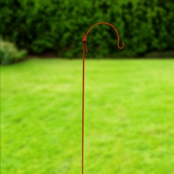 Pincho soporte gancho para fanales/faroles 150cm oxido reforzado
