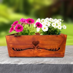 Maceta rectangular CH 30x10 calada