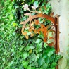 Comedero casita pajaros XL + soporte pared