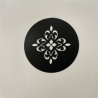 Mandala flor 60 cm chapa para colgar negra-2-chapadeco.com