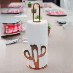 Portarollo cactus para rollo de servilletas oxido vintage-1-chapadeco.com