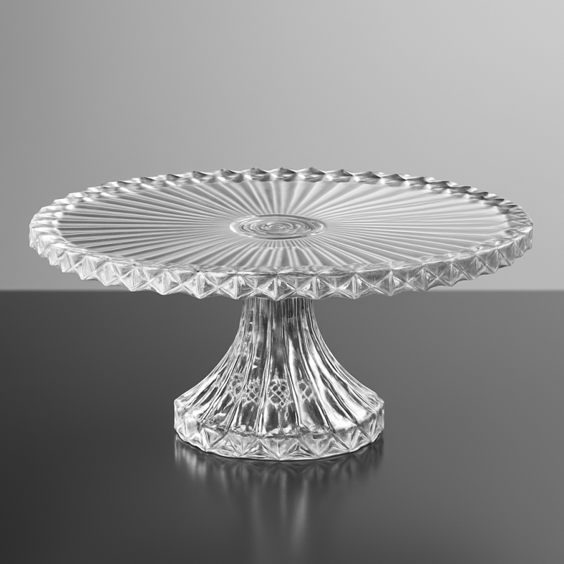 Tortera de Vidrio Labrada Transparente 27cm-7-chapadeco.com
