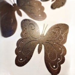 Set X3 mariposas 3D ocre texturado-3-chapadeco.com