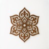 Mandala flor 6 puntas oxido 60cm - 1