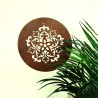 Mandala fg 40cm chapa oxido para colgar - 2